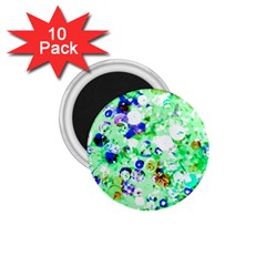 Summer Sequins 1 75  Magnets (10 Pack)  by essentialimage