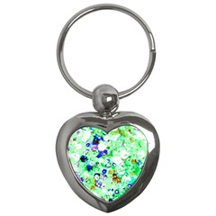 Summer Sequins Key Chain (heart) by essentialimage