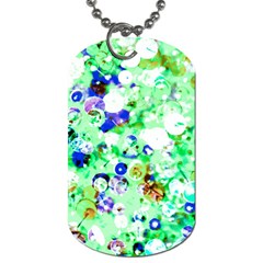 Summer Sequins Dog Tag (two Sides) by essentialimage