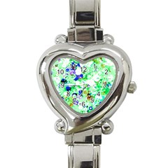 Summer Sequins Heart Italian Charm Watch by essentialimage