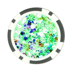 Summer Sequins Poker Chip Card Guard (10 Pack) by essentialimage