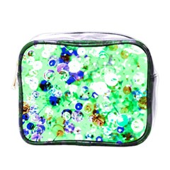 Summer Sequins Mini Toiletries Bag (one Side) by essentialimage