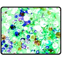 Summer Sequins Double Sided Fleece Blanket (medium)  by essentialimage