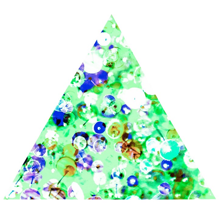 Summer Sequins Wooden Puzzle Triangle