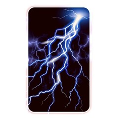 Blue Thunder at night, Colorful Lightning graphic Memory Card Reader (Rectangular)