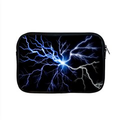 Blue Electric Thunder Storm, Colorful Lightning Graphic Apple Macbook Pro 15  Zipper Case by picsaspassion