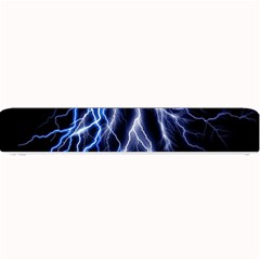 Blue Lightning At Night, Modern Graphic Art  Small Bar Mats by picsaspassion