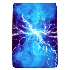 Blue Lightning Thunder At Night, Graphic Art 3 Removable Flap Cover (s) by picsaspassion