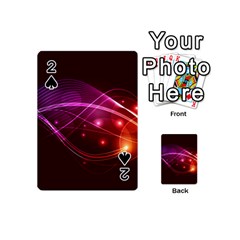 Colorful Arcs In Neon Light, Graphic Art Playing Cards 54 Designs (mini)