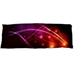 Colorful Arcs In Neon Light, Graphic Art Body Pillow Case (dakimakura) by picsaspassion