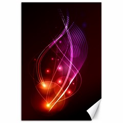  Colorful Arcs In Neon Light, Modern Graphic Art Canvas 20  X 30  by picsaspassion