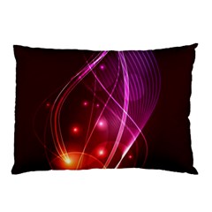  Colorful Arcs In Neon Light, Modern Graphic Art Pillow Case (two Sides) by picsaspassion