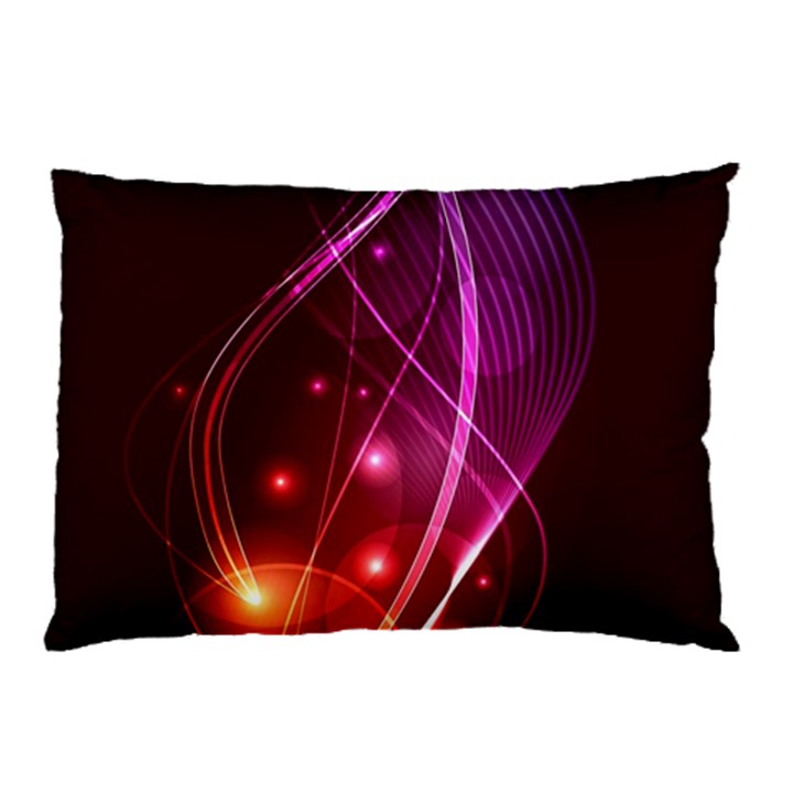  Colorful arcs in neon light, modern graphic art Pillow Case (Two Sides)