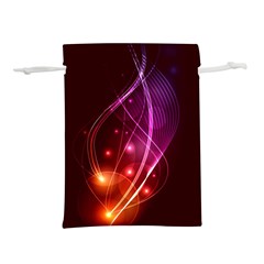  Colorful Arcs In Neon Light, Modern Graphic Art Lightweight Drawstring Pouch (m) by picsaspassion