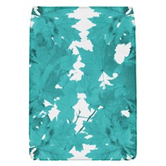 Blue Autumn Maple Leaves Collage, Graphic Design Removable Flap Cover (s) by picsaspassion