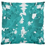 Blue Autumn Maple leaves collage, graphic design Standard Flano Cushion Case (One Side) Front