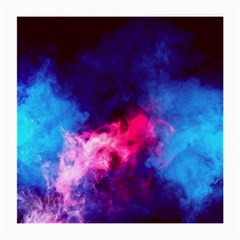 Colorful Pink And Blue Disco Smoke - Mist, Digital Art Medium Glasses Cloth by picsaspassion