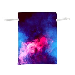 Colorful Pink And Blue Disco Smoke - Mist, Digital Art Lightweight Drawstring Pouch (s) by picsaspassion