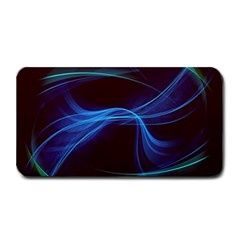 Light Waves In Blue And Green, Graphic Art Medium Bar Mats by picsaspassion