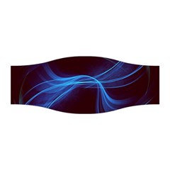 Light Waves In Blue And Green, Graphic Art Stretchable Headband by picsaspassion