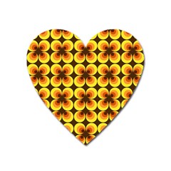 Zappwaits Retro Heart Magnet by zappwaits