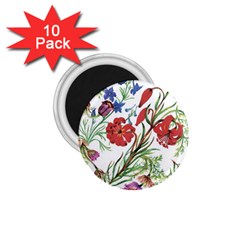 Summer Flowers 1 75  Magnets (10 Pack)  by goljakoff