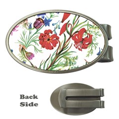 Summer Flowers Money Clips (oval) 