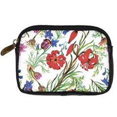 Summer Flowers Digital Camera Leather Case by goljakoff