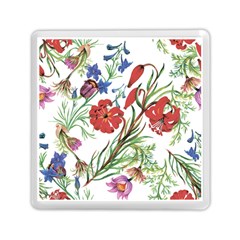 Summer Flowers Memory Card Reader (square) by goljakoff