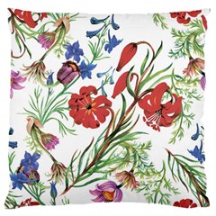 Summer Flowers Standard Flano Cushion Case (two Sides) by goljakoff