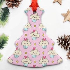 Kawaii Cupcake  Ornament (christmas Tree)  by lisamaisak