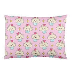 Kawaii Cupcake  Pillow Case (two Sides) by lisamaisak