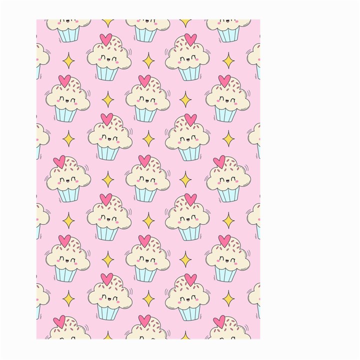 Kawaii Cupcake  Large Garden Flag (Two Sides)