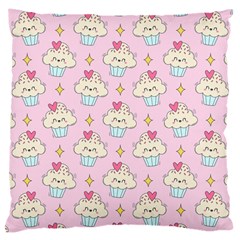 Kawaii Cupcake  Large Cushion Case (two Sides)