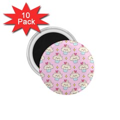 Kawaii Cupcake  1 75  Magnets (10 Pack)  by lisamaisak