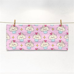 Kawaii Cupcake  Hand Towel by lisamaisak