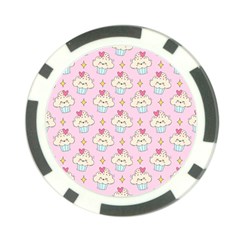 Kawaii Cupcake  Poker Chip Card Guard (10 Pack)