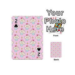 Kawaii Cupcake  Playing Cards 54 Designs (mini) by lisamaisak