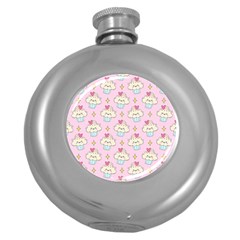 Kawaii Cupcake  Round Hip Flask (5 Oz) by lisamaisak