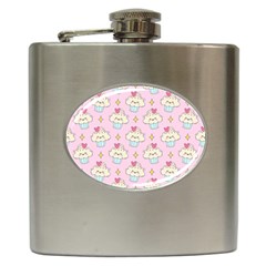 Kawaii Cupcake  Hip Flask (6 Oz) by lisamaisak