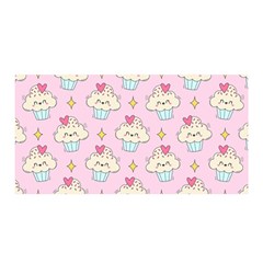 Kawaii Cupcake  Satin Wrap by lisamaisak