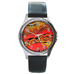 Warrior s Spirit  Round Metal Watch