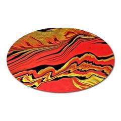 Warrior s Spirit  Oval Magnet by BrenZenCreations