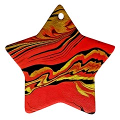 Warrior s Spirit  Star Ornament (two Sides) by BrenZenCreations