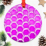 Hexagon Windows Ornament (Round) Front