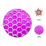 Hexagon Windows Playing Cards Single Design (Round) Front