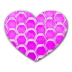 Hexagon Windows Heart Mousepads by essentialimage