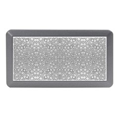 Modern Ornate Geometric Silver Pattern Memory Card Reader (mini) by dflcprintsclothing