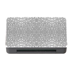 Modern Ornate Geometric Silver Pattern Memory Card Reader With Cf by dflcprintsclothing