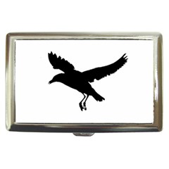 Seagull Flying Silhouette Drawing 2 Cigarette Money Case